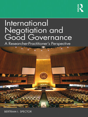cover image of International Negotiation and Good Governance